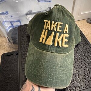 Take a hike New Hampshire Legacy Dad Hat in green
